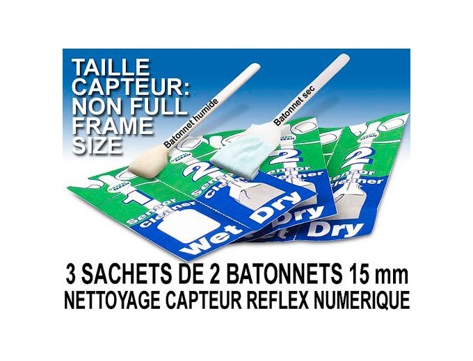 GREEN RECH4 SACHETS 2 BATONNETS SEC HUMIDE15mm
