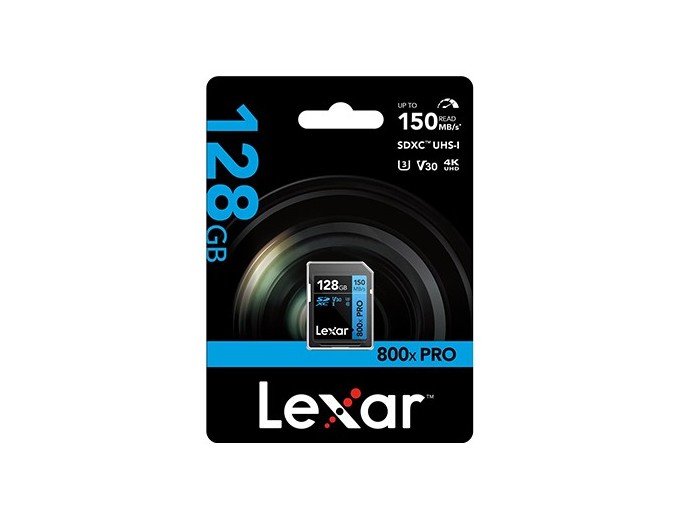 Lexar SDHC 128Go 800xPro UHS-1 V10 150MB BLUE SERI