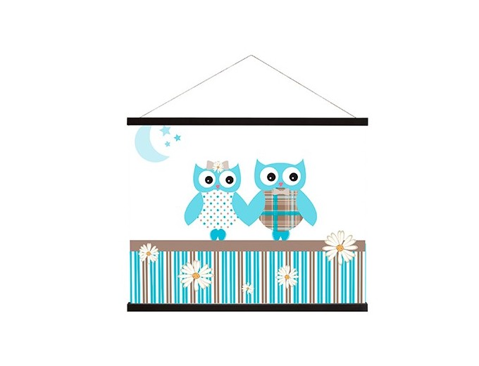 DEKNUDT PORTE AFFICHE EN BOIS NOIR AIMANTE 61CM