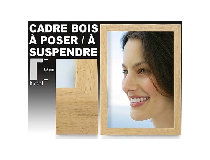 CADRE PHOTO  CASSETTONA  30X45 BOIS NOIR