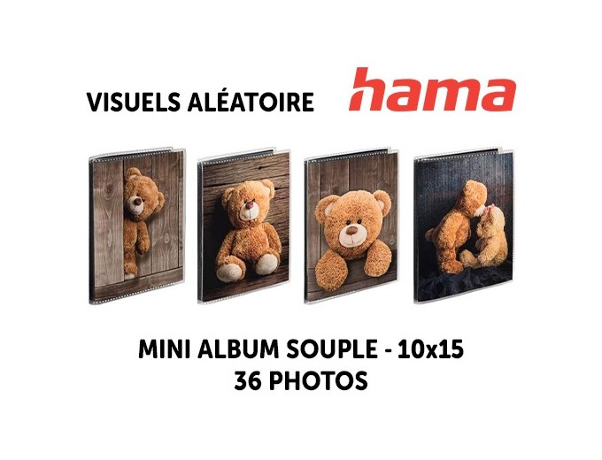 ASSORT MINI ALBUM SOUPLE 10X15 BATZI 36 PHOTOS