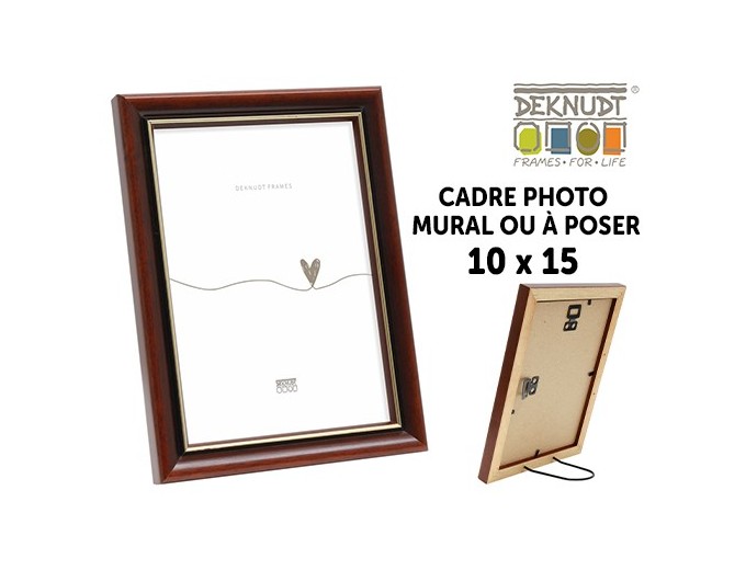 Deknudt cadre bois brun S407