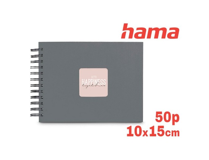 ALBUM SPIRALE CLASSIQUE  FINE ART  GRIS 50 PNOIRE