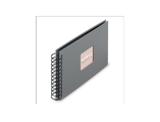 ALBUM SPIRALE CLASSIQUE  FINE ART  GRIS 50 PNOIRE