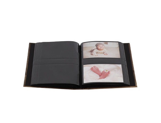 ALBUM POCH MEMO BATZI 200PH 10X15 PAGES NOIRES