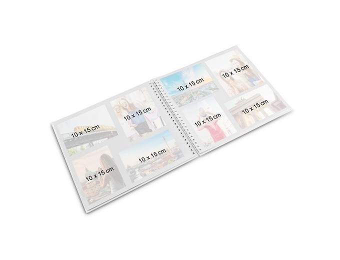 ALBUM SPIRALE CLASSIQUE  FINE ART BLANC 50 PBLANC