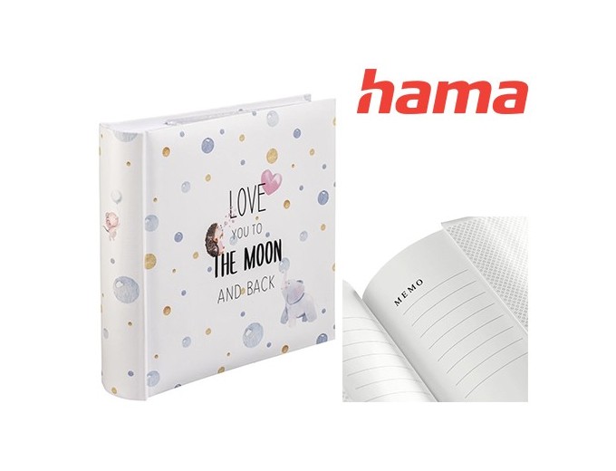 ALBUM POCH MEMO TO THE MOON 200PH 10X15 PAGES BL