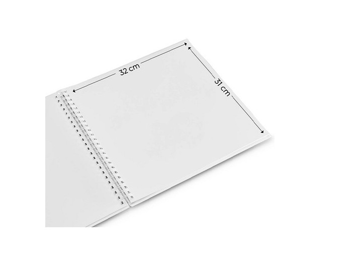 ALBUM SPIRALE CLASSIQUE  FINE ART TERRA 50 PBLANC
