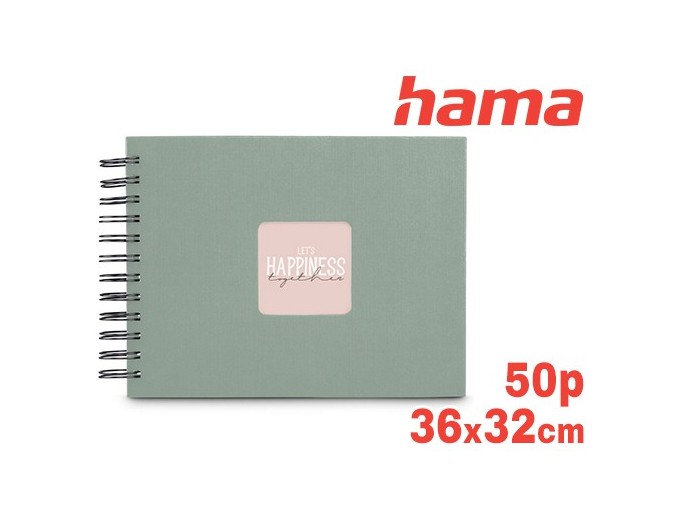 ALBUM SPIRALE CLASSIQUE  FINE ART SAUGE 50 PBLANC