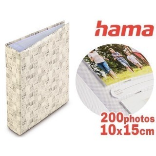 ALBUM POCH MEMO NETWORK 200PH 10X15 PAGES BLANCH