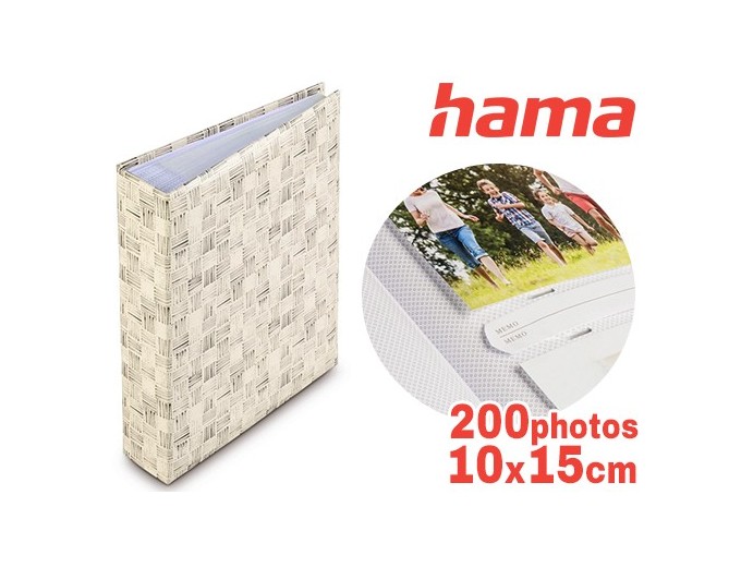 ALBUM POCH MEMO NETWORK 200PH 10X15 PAGES BLANCH