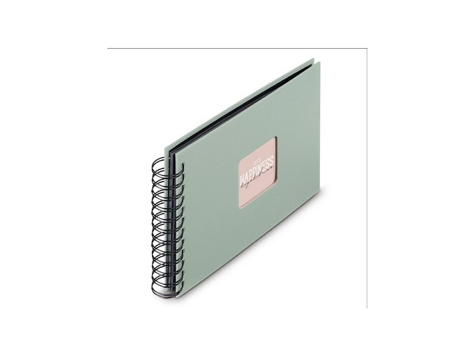 ALBUM SPIRALE CLASSIQUE  FINE ART SAUGE 50 PNOIRE