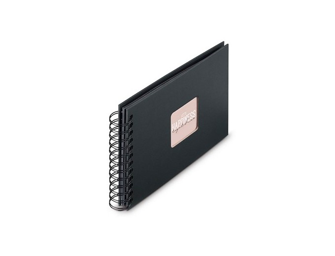 ALBUM SPIRALE CLASSIQUE  FINE ART BLACK 50 PNOIRE