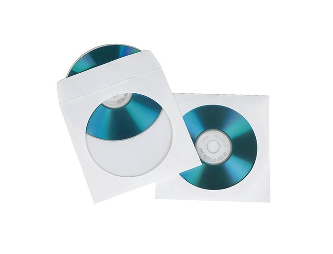 HAMA BTE 100 ENVELOPPES PAPIER BLANCHES CD DVD