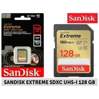 SanDisk SDXC Extreme 128Go (180MB s)