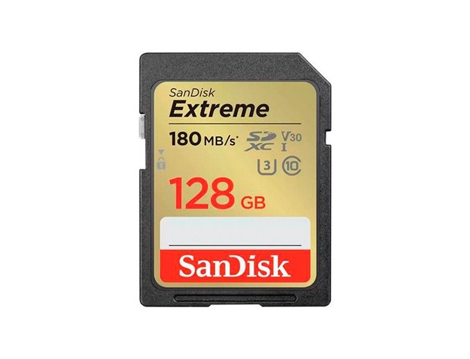 SanDisk SDXC Extreme 128Go (180MB s)