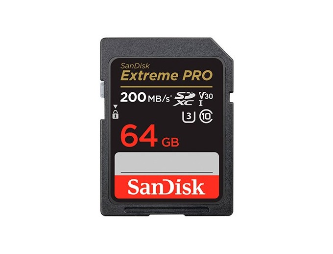 SanDisk SDXC Extreme Pro 64Go (200MB s)