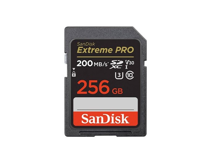 SanDisk SDXC Extreme Pro 256Go (200MB s)