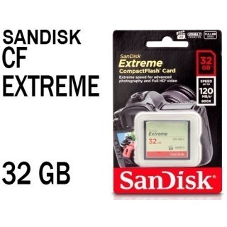 SanDisk CompactFlash Extreme  32Go   (120Mo s)