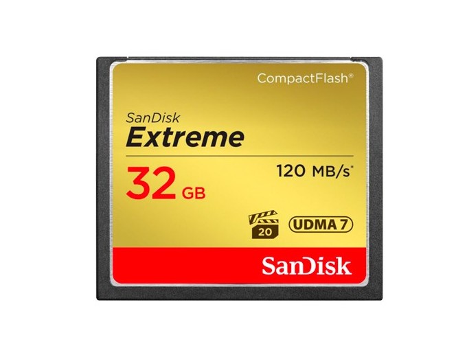 SanDisk CompactFlash Extreme  32Go   (120Mo s)