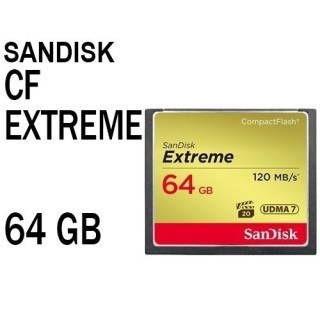 SanDisk CompactFlash Extreme  64Go   (120Mo s)