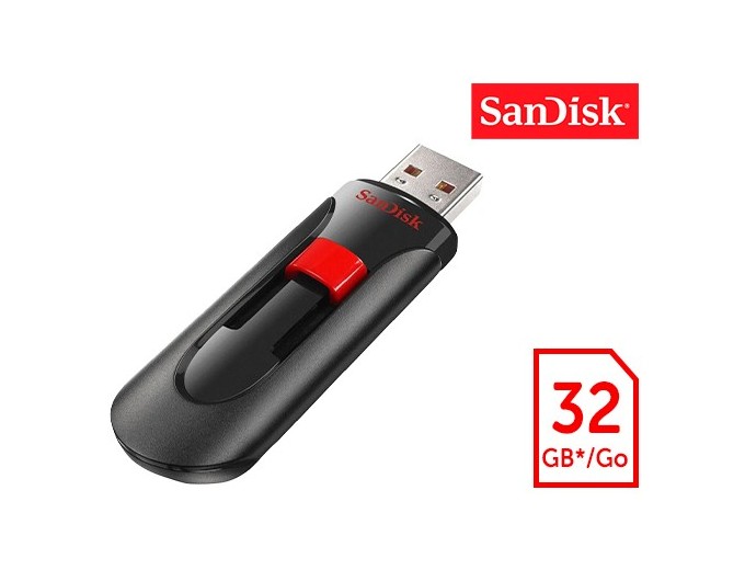 SanDisk Cle USB 32 Go CRUZER GLIDE USB 20