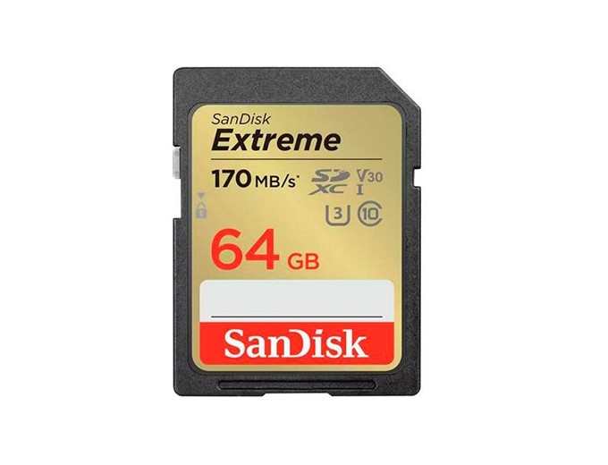 SanDisk SDXC Extreme 64Go (170MB s)
