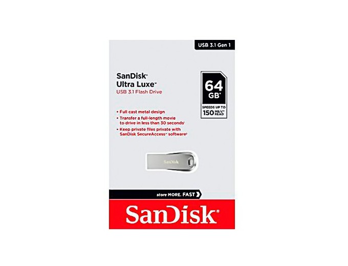 SanDisk Cle Memoire 64 Go ULTRA LUXE USB 30 150MB