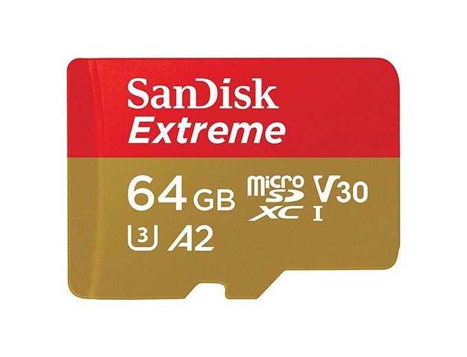 SANDISK Micro SD Extreme 64Go cl 10 avec adapt