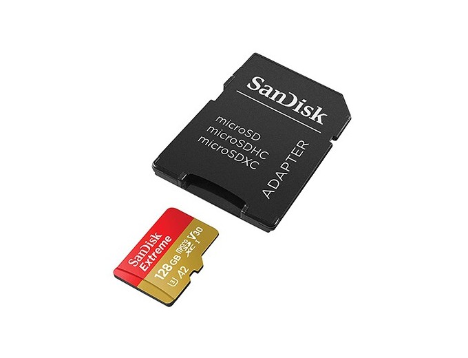 SANDISK Micro SD Extreme 128Go cl 10 avec ada  new
