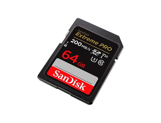 SanDisk SDXC Extreme Pro 64Go (200MB s)