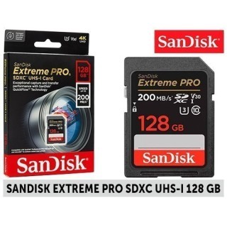 SanDisk SDXC Extreme Pro 128Go (200MB s)