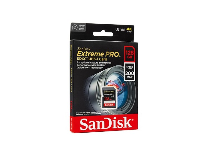 SanDisk SDXC Extreme Pro 128Go (200MB s)