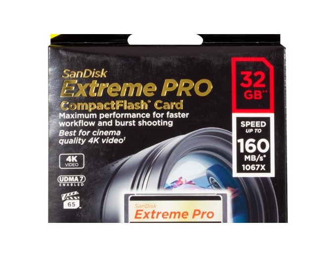 SanDisk CompactFlash Extreme PRO 32Go   (160Mo s)