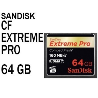 SanDisk CompactFlash Extreme PRO 64Go   (160Mo s)