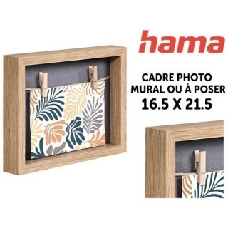 CADRE MURO CHENE AVEC CORDES ET PINCES 165 X 215