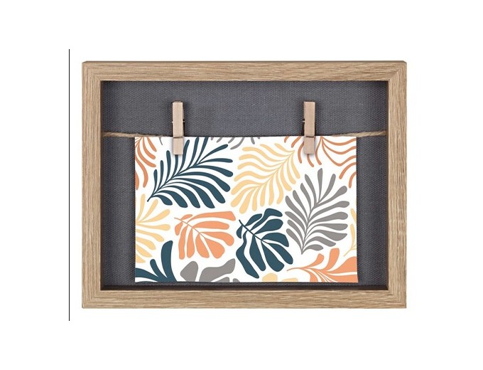 CADRE MURO CHENE AVEC CORDES ET PINCES 165 X 215