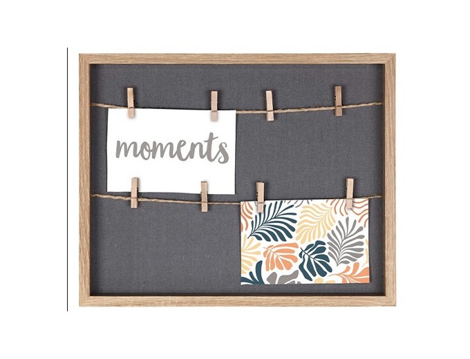 CADRE MURO CHENE AVEC CORDES ET PINCES 295 X 365