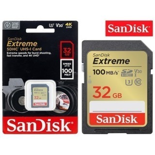 SanDisk SDHC Extreme 32Go (100MB s)