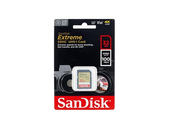 SanDisk SDHC Extreme 32Go (100MB s)