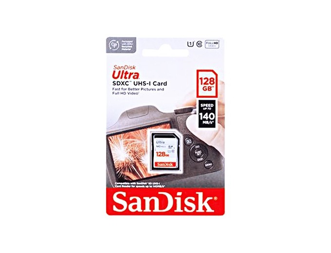SanDisk SDXC Ultra  128Go  (140MB s)
