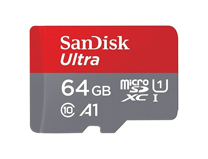 SANDISK Micro SD Ultra 64Go classe 10 avec adapt