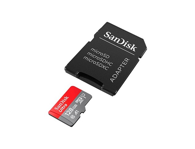 SANDISK Micro SD Ultra  128Go classe 10 avec adap