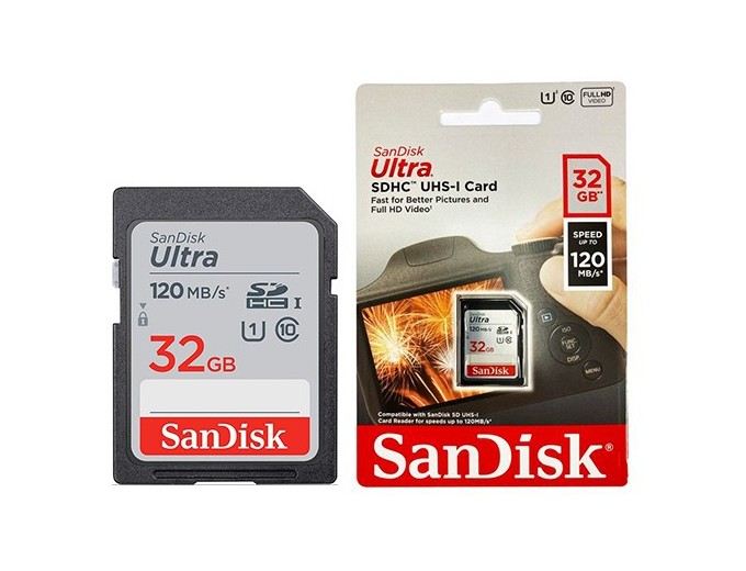 SanDisk SDHC Ultra  32Go  (120MB s)