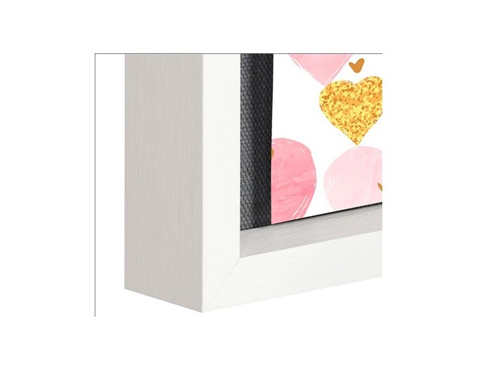 CADRE MURO BLANC AVEC CORDE ET PINCES 165 X 215