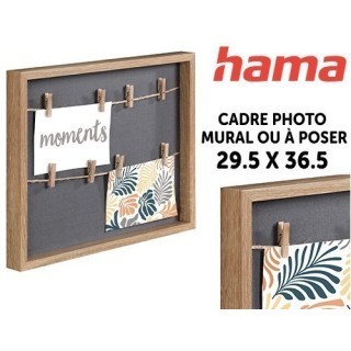 CADRE MURO CHENE AVEC CORDES ET PINCES 295 X 365