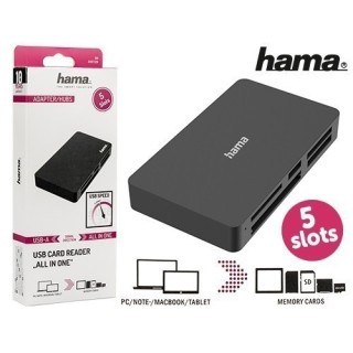 HAMA LECTEUR CARTE MEMOIRE      USB 3
