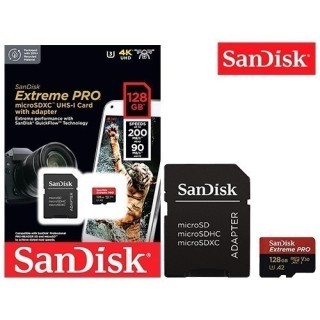 SANDISK Micro SD Extreme PRO 128Go  V30 avec adap