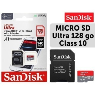 SANDISK Micro SD Ultra  128Go classe 10 avec adap