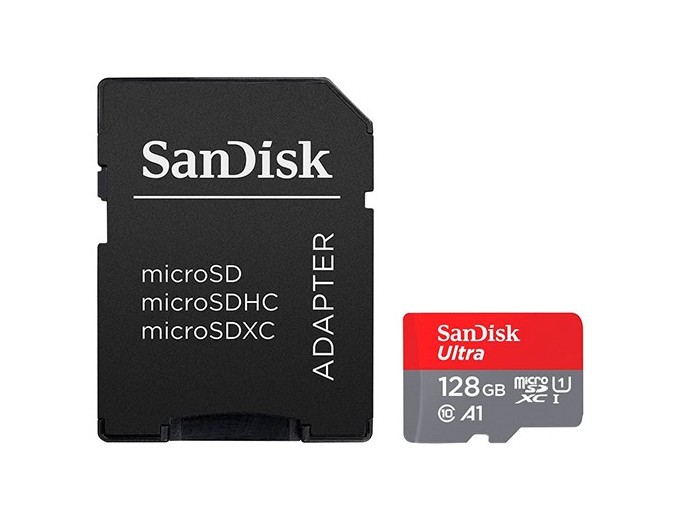 SANDISK Micro SD Ultra  128Go classe 10 avec adap